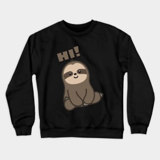 Happy Sloth Crewneck Sweatshirt